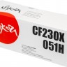 Картридж SAKURA CF230X,051H для HP и Canon, черный, 4000 к.