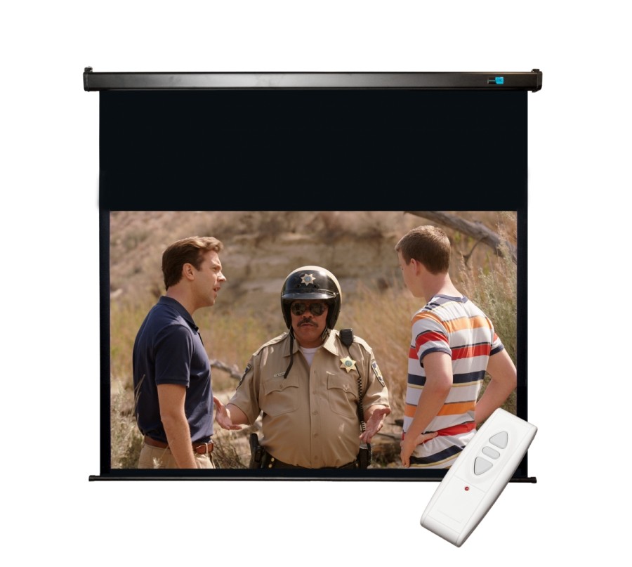 Экран Cinema S'OK SCPSM-600x338HD-ED120 Pro 271'' 16:9 настенно-потолочный, моторизованный, Fiberglass, черный корпус, ED 120см