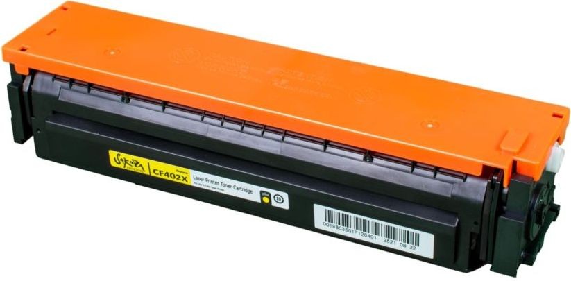 Картридж SAKURA CF402X для HP  Color LaserJet Pro M252n, M252dn, MFP277dw, 277n , желтый, 2300 к.