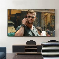 Экран Cinema S&#039;OK SCPSFR-221x125UST для ультракороткофокусных проекторов 100&#039;&#039; 16:9 настенный, постоянного натяжения, полотно UST, рама черная 1см