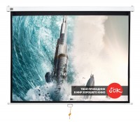 Экран Cinema S&#039;OK SCPSW-128x170 84&#039;&#039; 4:3 настенно-потолочный, ручной, Matt White, белый корпус