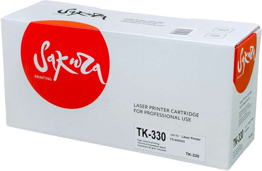 Картридж SAKURA TK330 для Kyocera Mita FS-4000DN, черный, 20000 к.