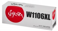 Картридж SAKURA W1106XL для HP LJ 107a, 107r, 107w, 135a, 135r, 135w, 137fnw, черный, 5000 к.