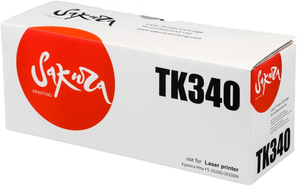 Картридж SAKURA TK340 для Kyocera Mita FS-2020DN, FS-2020D, черный, 12000 к.