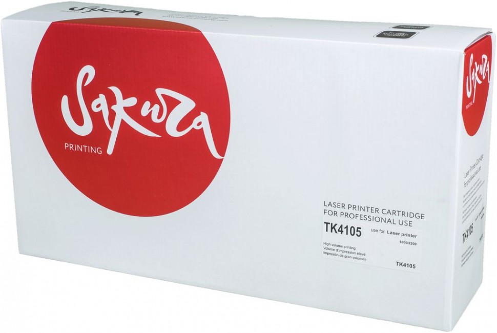 Картридж SAKURA TK4105 для Kyocera Mita  TASKalfa 1800, 1801, 2200, 2201, черный, 15000 к.