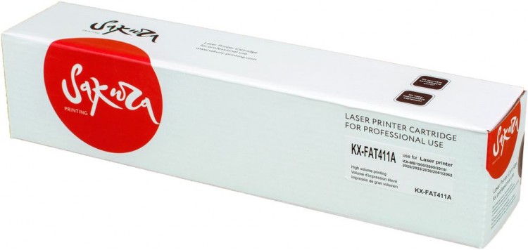 Картридж SAKURA KXFAT411А для Panasonic KX-MB1900, KX-MB2000, KX-MB2020 ...