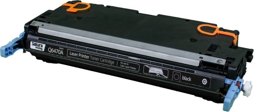 Картридж SAKURA Q6470A для HP Color LaserJet 3600, 3600n, 3600dn, 3800, 3800n, 3800dn, 3800dtn, CP3505n, CP3505dn, CP3505x, черный, 6000 к.