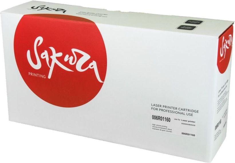 Картридж SAKURA 006R01160 для Xerox WC 5325, 5330, 5335, черный, 30000 к.