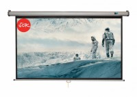 Экран Cinema S&#039;OK SCPSW-200x130BLCK 90&#039;&#039; 16:10 настенно-потолочный, ручной, Matt White, черный корпус