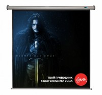 Экран Cinema S&#039;OK SCPSM-180x180FG-GR Pro 100&#039;&#039; 1:1 настенно-потолочный, моторизованный, Fiberglass, серый корпус
