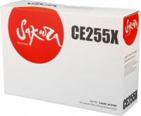 Картридж SAKURA CE255X  для HP LaserJet P3015, 3015d, 3015dn, 3015x, черный, 12500 к.