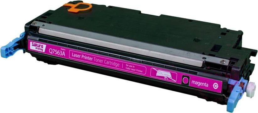 Картридж SAKURA Q7563A   для HP Color LaserJet 2700, 2700n, 3000, 3000n, 3000dn, 3000dtn, пурпурный,3500 к.