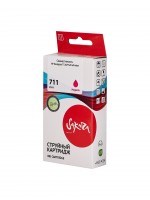Струйный картридж Sakura CZ131A (№711 Magenta) для HP Designjet T120/T520 ePrinter, пурпурный, 26 мл.