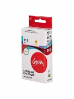 Струйный картридж Sakura CZ132A (№711 Yellow) для HP Designjet T120/T520 ePrinter, желтый, 26 мл.