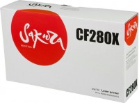 Картридж SAKURA CF280X для HP LJ 400M, 401DN,M425, черный, 6900 к.