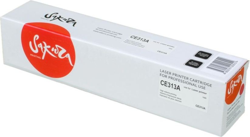 Картридж SAKURA CE313A  для HP LaserJet Pro CP1025, CP1025NW, пурпурный, 1000 к.