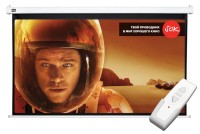 Экран Cinema S&#039;OK SCPSM-250x140FG Pro 113&#039;&#039; 16:9 настенно-потолочный, моторизованный, Fiberglass, белый корпус