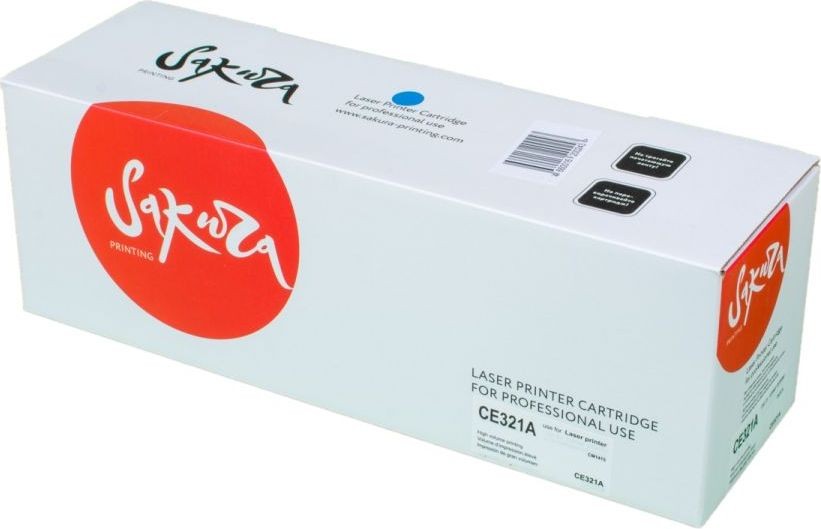 Картридж SAKURA CE321A  для HP Color LJ PRO CP1525N, CP1525NW, голубой, 1300 к.