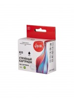 Струйный картридж Sakura 3YM75AE (№653 Black) для HP DeskJet Plus Ink Advantage 6000/6075/6475, черный, 11 мл., 600 к.