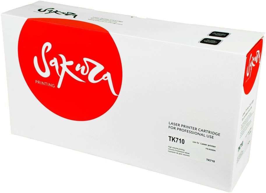 Картридж SAKURA TK710 для Kyocera FS-9130DN, FS-9530DN, черный, 40000 к.