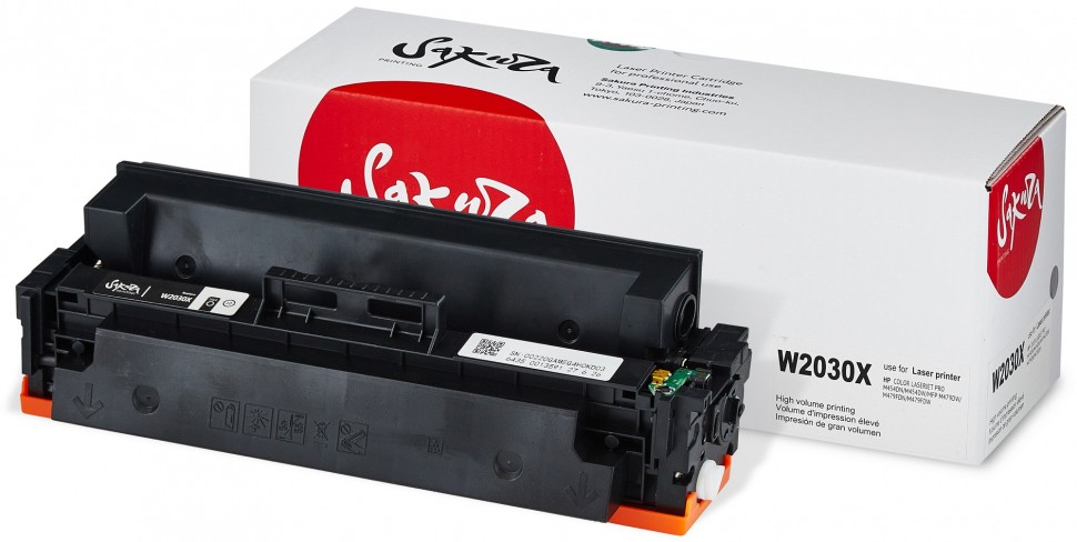 Картридж SAKURA W2030X (HP 415X) для HP LaserJet Pro M454, MFP M479, черный, 7500 к.
