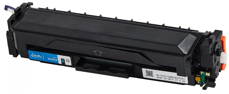 Картридж SAKURA W2031X (HP 415X) для HP LaserJet Pro M454, MFP M479, голубой, 6000 к.