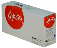 Картридж SAKURA W2071A (HP 117A) для HP Laser 150, MFP 178,  MFP 179, голубой, 700 к.