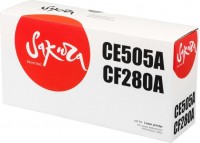 Картридж SAKURA CE505A, CF280A для HP Laserjet 400M, 401DN P2035, P205, LJ M425, черный, 2700 к.