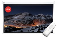 Экран Cinema S&#039;OK SCPSM-370x208FG  Pro 167&#039;&#039; 16:9 настенно-потолочный, моторизованный, Fiberglass, белый корпус