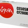 Картридж SAKURA CE505X/CF280X для HP Laserjet 400M, 401, DNP205, черный, 6900 к.