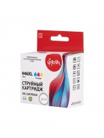 Струйный картридж Sakura 8284B001 (446XL Color) для Canon PIXMA MG2440/2540/2940/iP2840, триколор, 15 мл., 300 к.