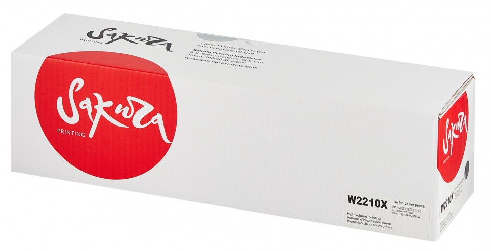 Картридж SAKURA W2210X (HP 207X) для HP LaserJet Pro M255, черный, 3150 к.