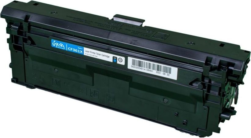 Картридж SAKURA CF361X для HP LaserJet Enterprise M552dn/ Color M553dn/ M553X/ M553n, голубой 9500 к.