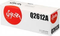 Картридж SAKURA Q2612A  для HP LJ 1010, 1012, 1015, 1020, 1022, 3015, 3020, 3030, черный, 2000 к.