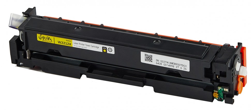 Картридж SAKURA W2212X (HP 207X) для HP LaserJet Pro M255, желтый, 2450 к.