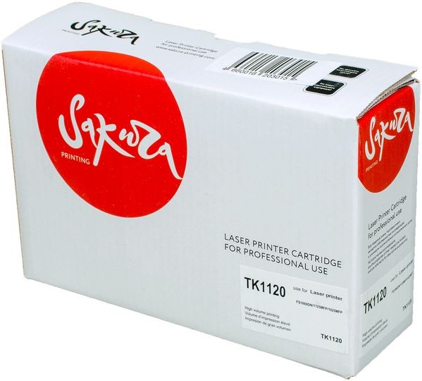 Картридж SAKURA TK1120 для Kyocera Mita 1025MFP, 1125MFP, FS1060DN, черный, 3000 к.