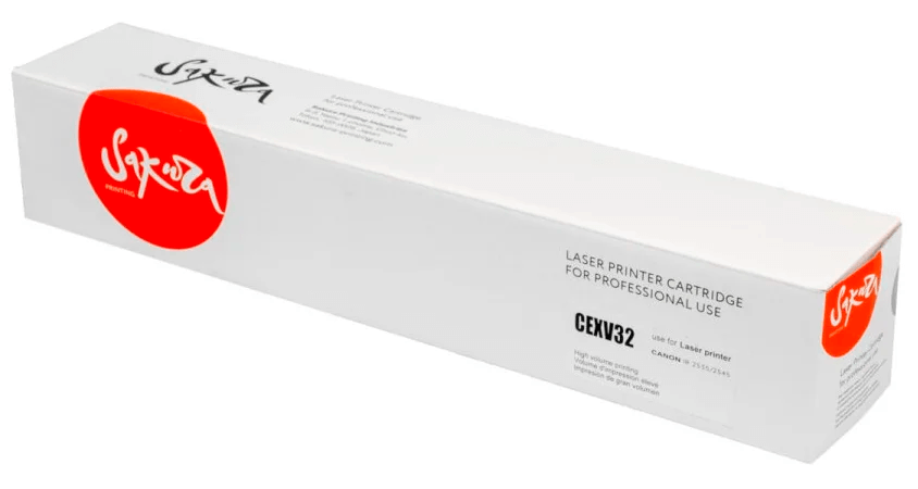 Тонер-туба SAKURA CEXV32 для Canon iR-2535, iR-2545, черный, 19400 к.