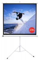 Экран Cinema S&#039;OK SCPST-127x127 71&#039;&#039; 1:1 напольный, на треноге, Matt White, белый корпус