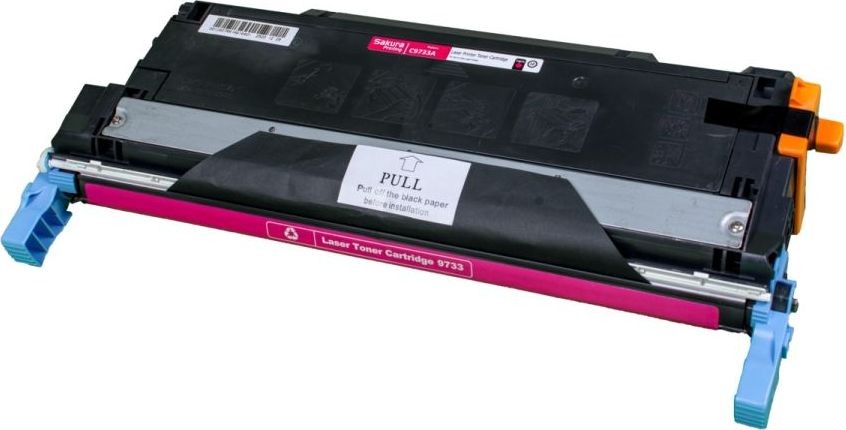 Картридж SAKURA C9733A  для принтера HP Laser Jet 5500, 5550, пурпурный, 12000 к.