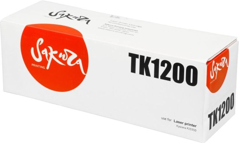 Картридж SAKURA TK1200 для Kyocera Mita ECOSYS M2235dn,  M2735dn,  M2835dw, черный, 3000 к.