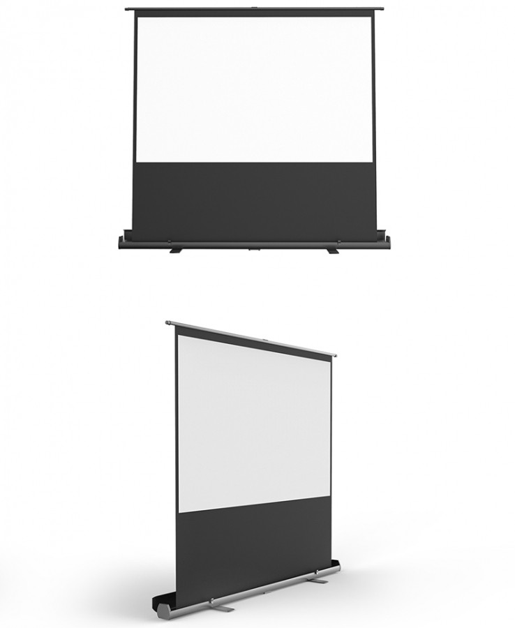 Экран Cinema S'OK SCPSF-177x100 80'' 16:9 напольный, переносной, ручной, черный корпус