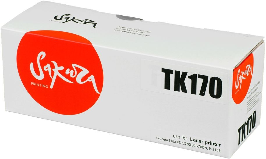 Картридж SAKURA TK170 для Kyocera Mita FS-1320D, 1370DN, P-2135 черный, 7200 к.