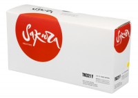 Тонер-туба SAKURA KMTN-321Y (A33K250) для Konica Minolta BIZHUB C224, C224e, C284, C284e, C364, C364e, желтый, 25000 к.